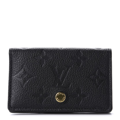 Louis Vuitton Empreinte Business Card Holder Black 1 of 9