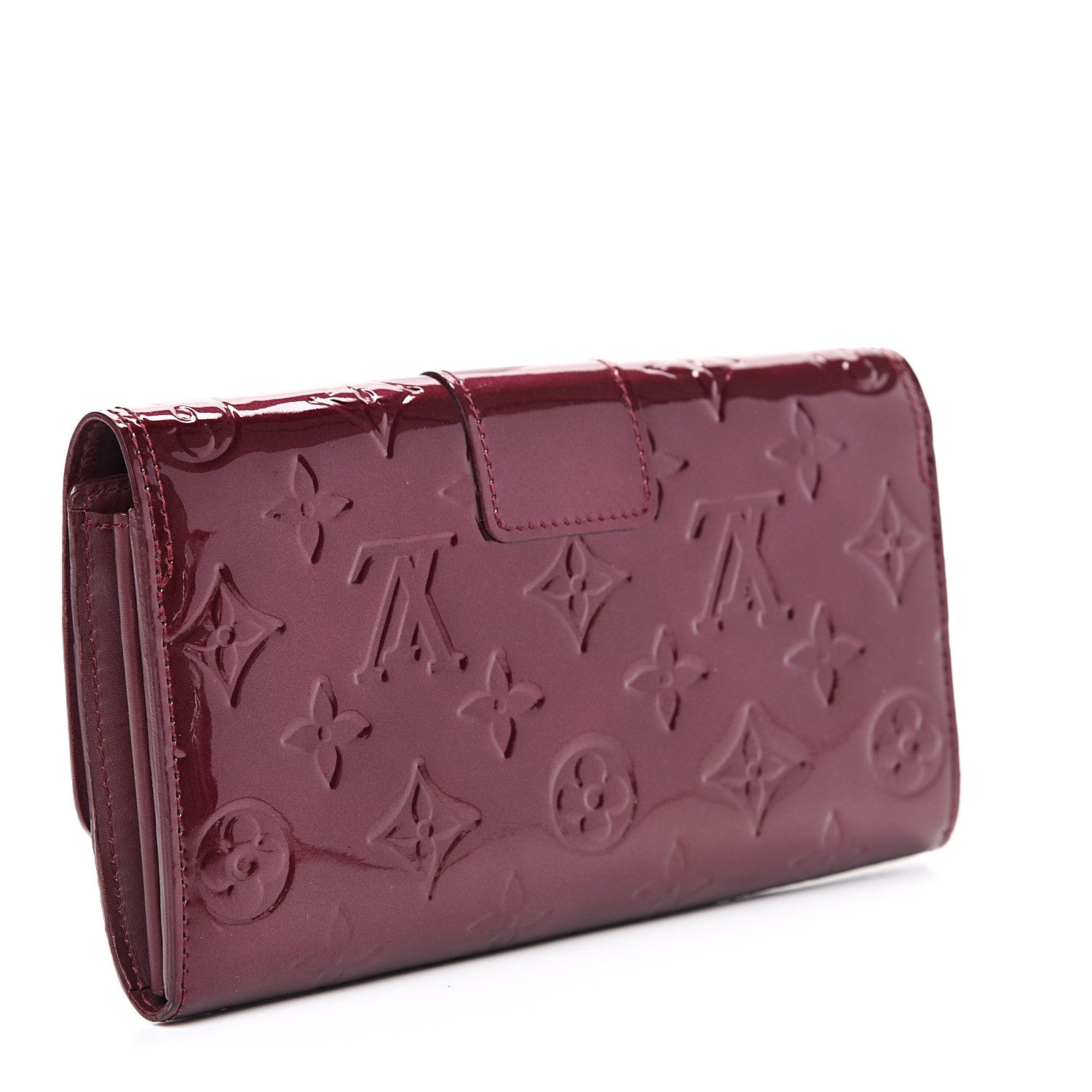 Louis Vuitton Vernis Sarah Noeud Wallet Rouge Fauviste 2 of 8