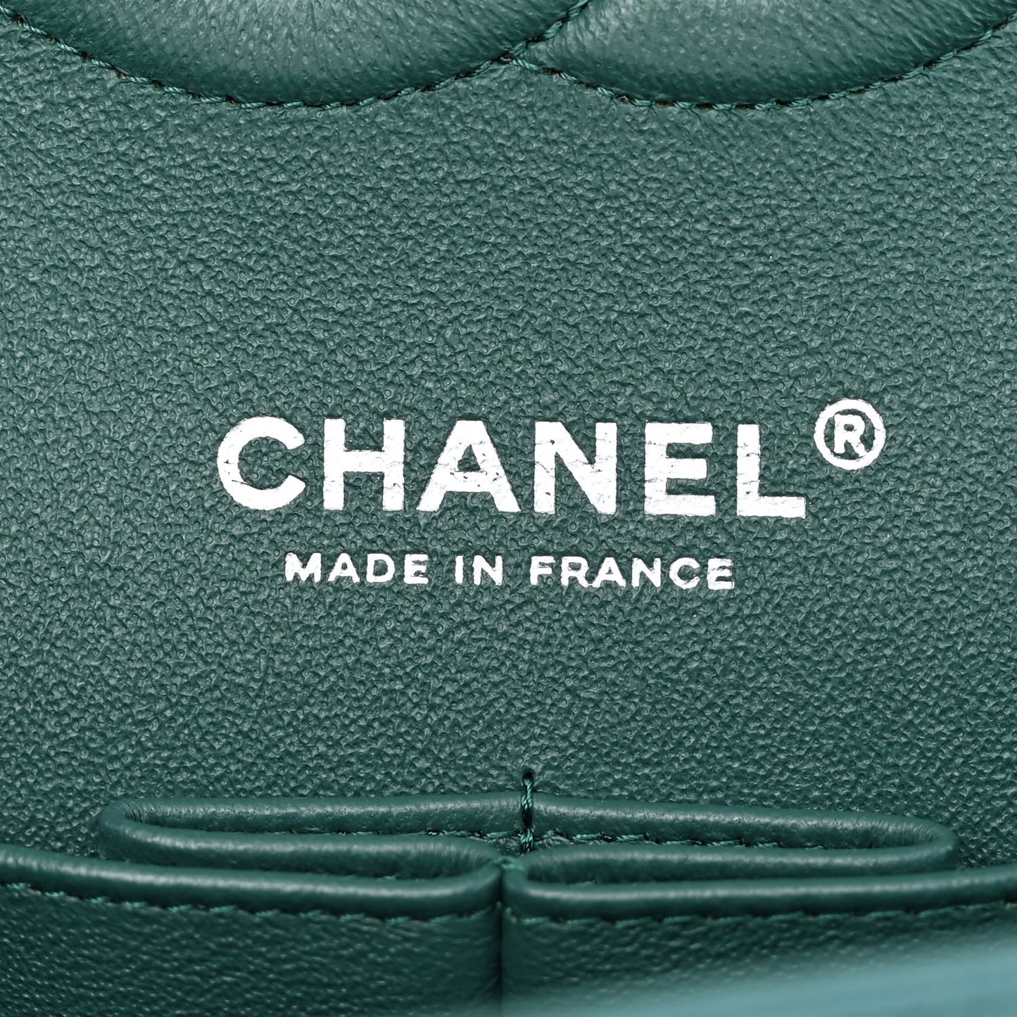 Caviar Quilted Medium Double Flap Dark Turquoise