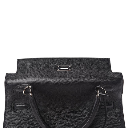 Hermes Epsom Kelly Sellier 25 Black 16 of 25