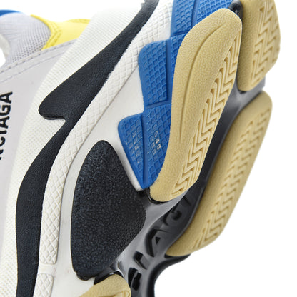 Balenciaga Fabric Mesh Womens Triple S Sneakers 36 White Purple Yellow 8 of 16