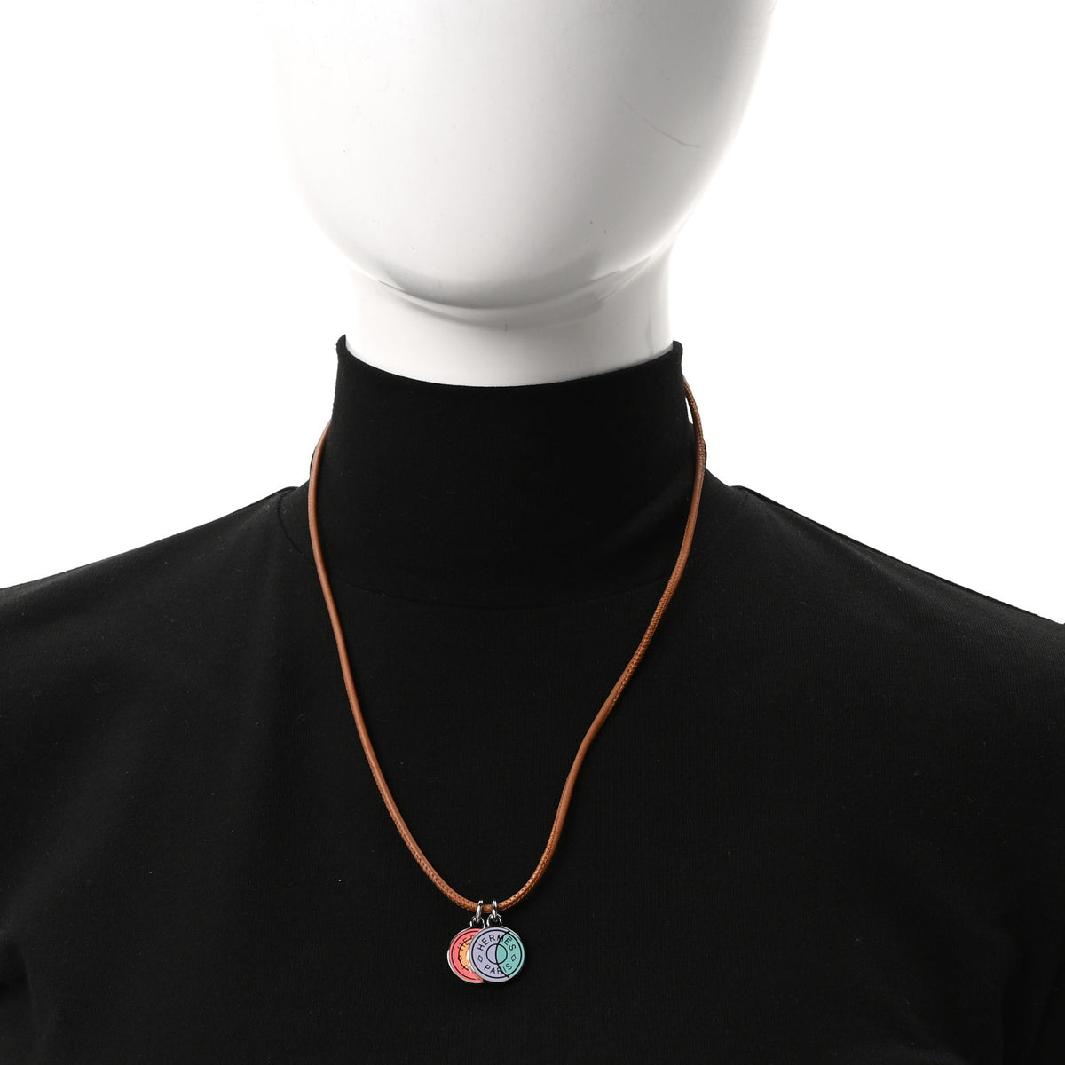 Lacquered Palladium Eclipse Necklace Gold