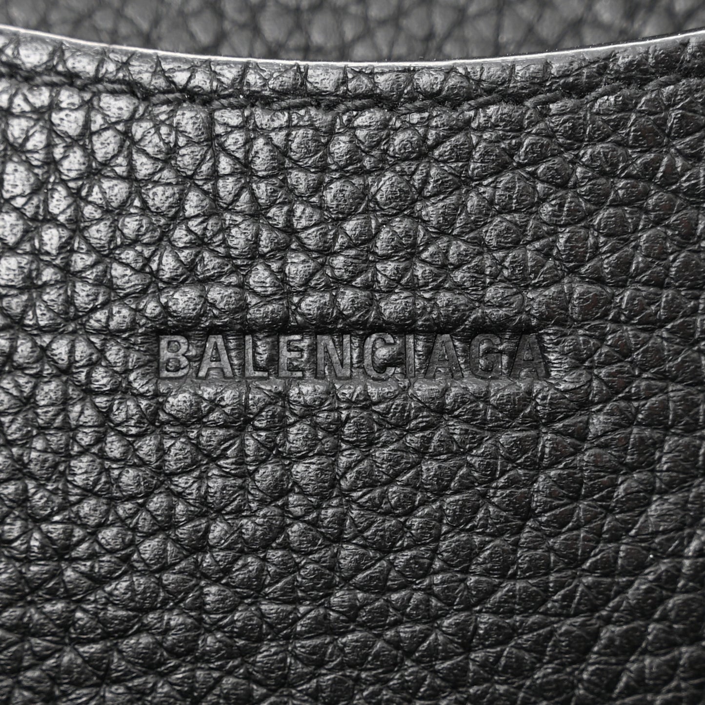 Grained Calfskin Neo Classic Black Hardware Mini City Black