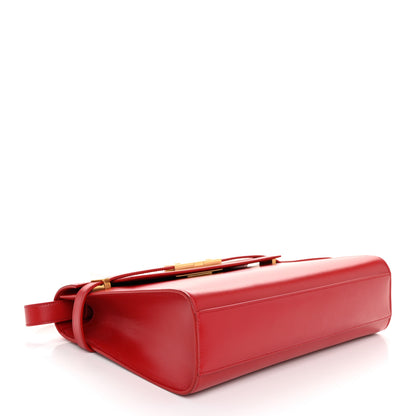 Saint Laurent Smooth Calfskin Manhattan Shoulder Bag Rouge Eros 4 of 12