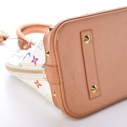 Louis Vuitton Monogram Multicolor Alma PM White 9 of 10