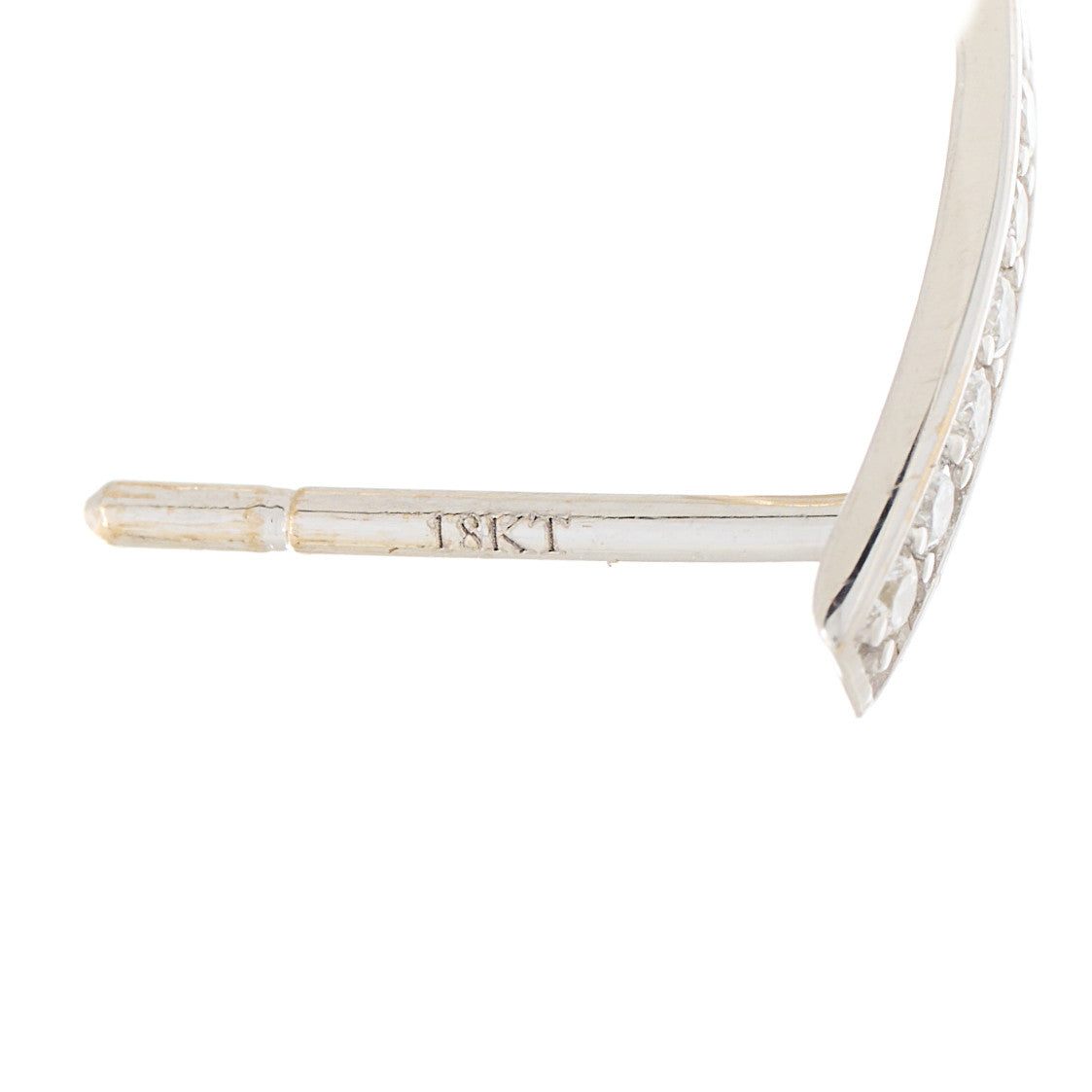 18K Yellow White Gold Diamond Classica Parisenne Drop Earrings