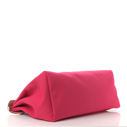 Hermes Military Toile Vache Hunter Herbag Zip Retourne Cabine Bag Rose Mexico Rouge Piment 5 of 13