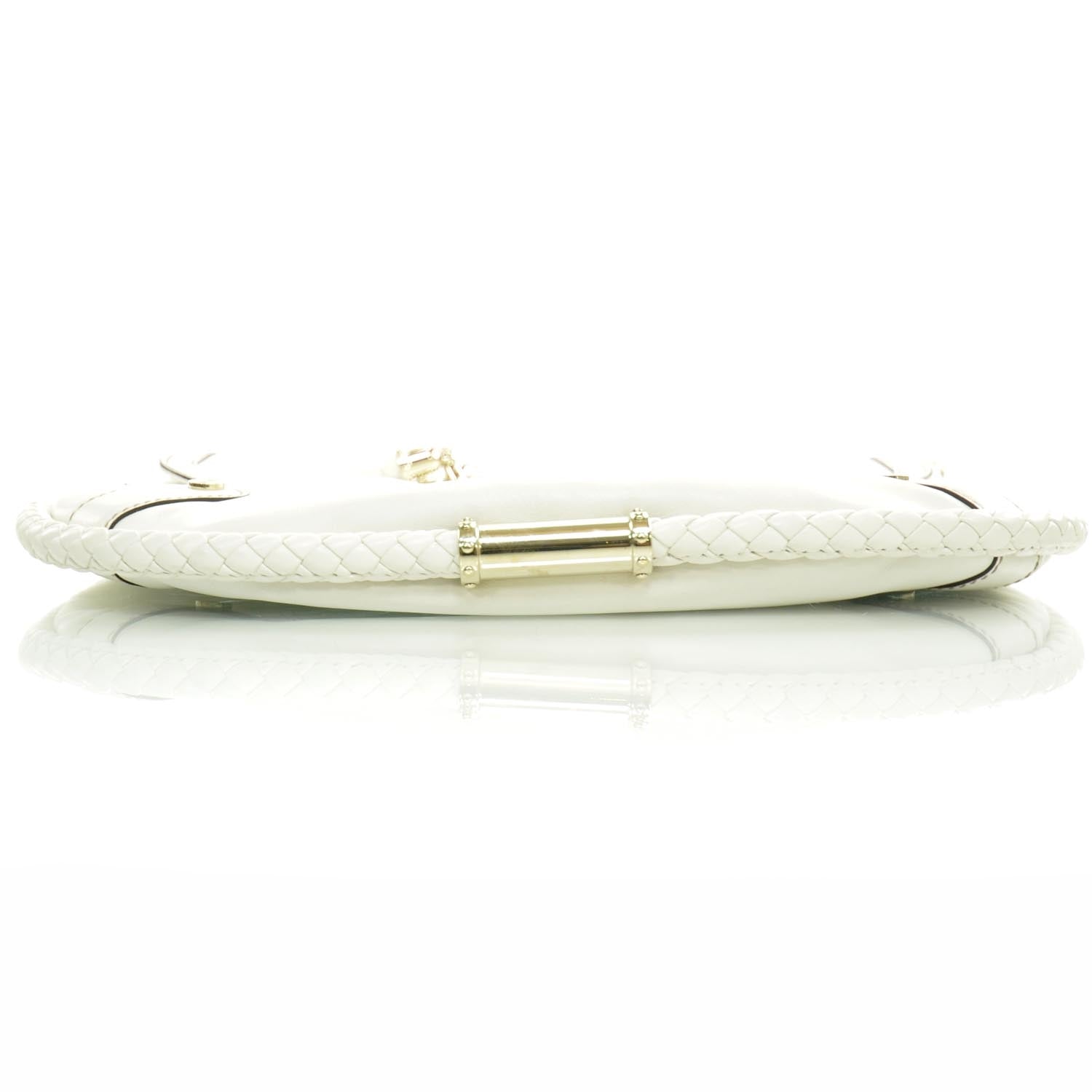 Gucci Leather Britt Shoulder Bag Ivory 5 of 8