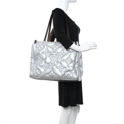 Louis Vuitton Econyl Monogram Pillow Giant Onthego GM Silver 2 of 9