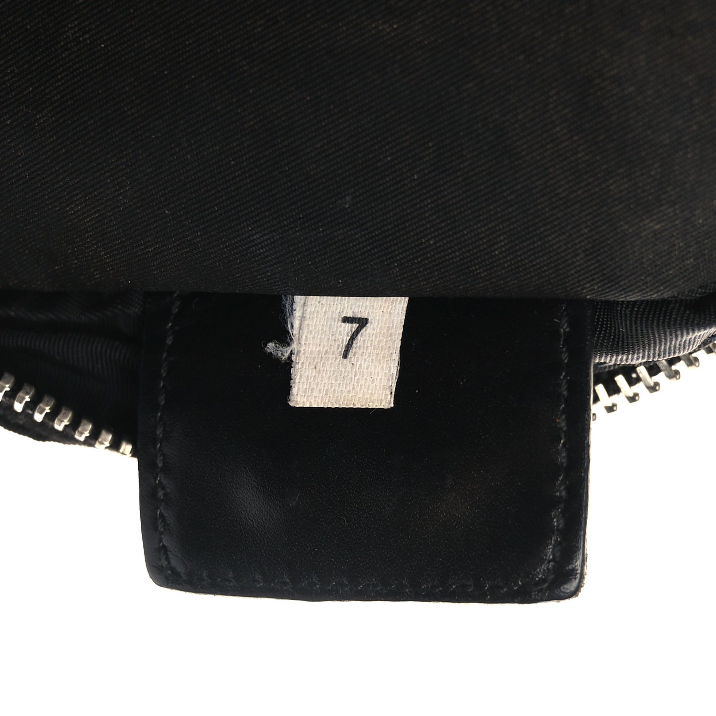 Nylon Vela Flat Messenger Bag Black
