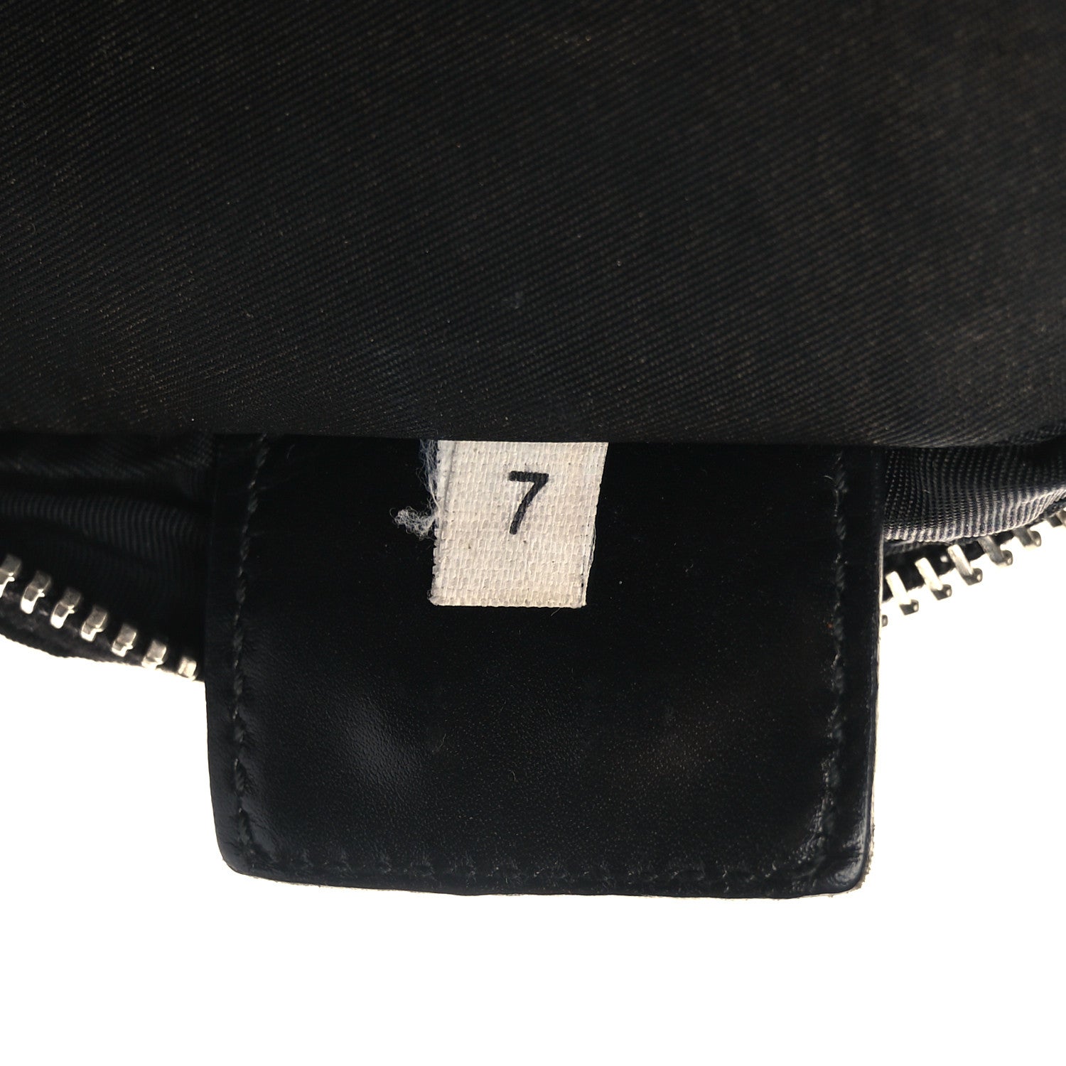 Prada Nylon Vela Flat Messenger Bag Black 7 of 11
