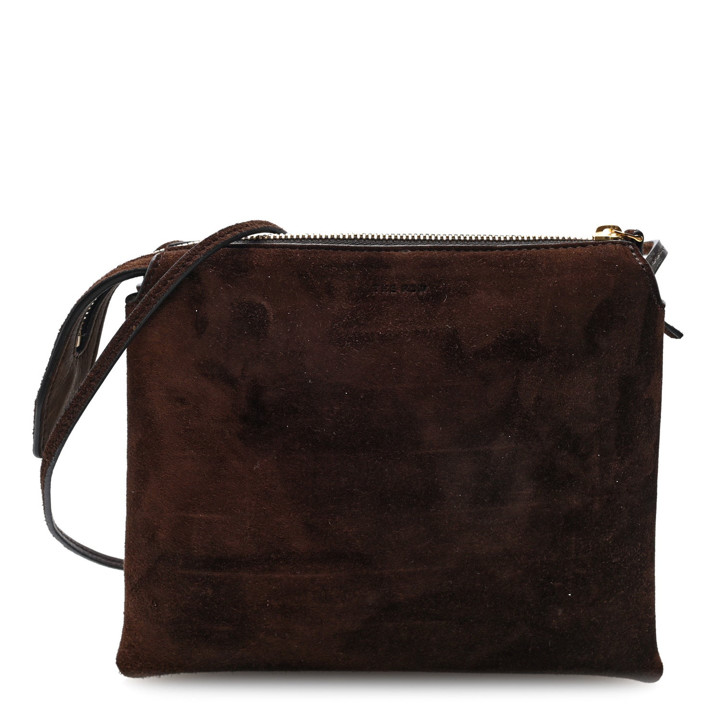 Suede Calfskin Mini Nu Twin Bag Mocha