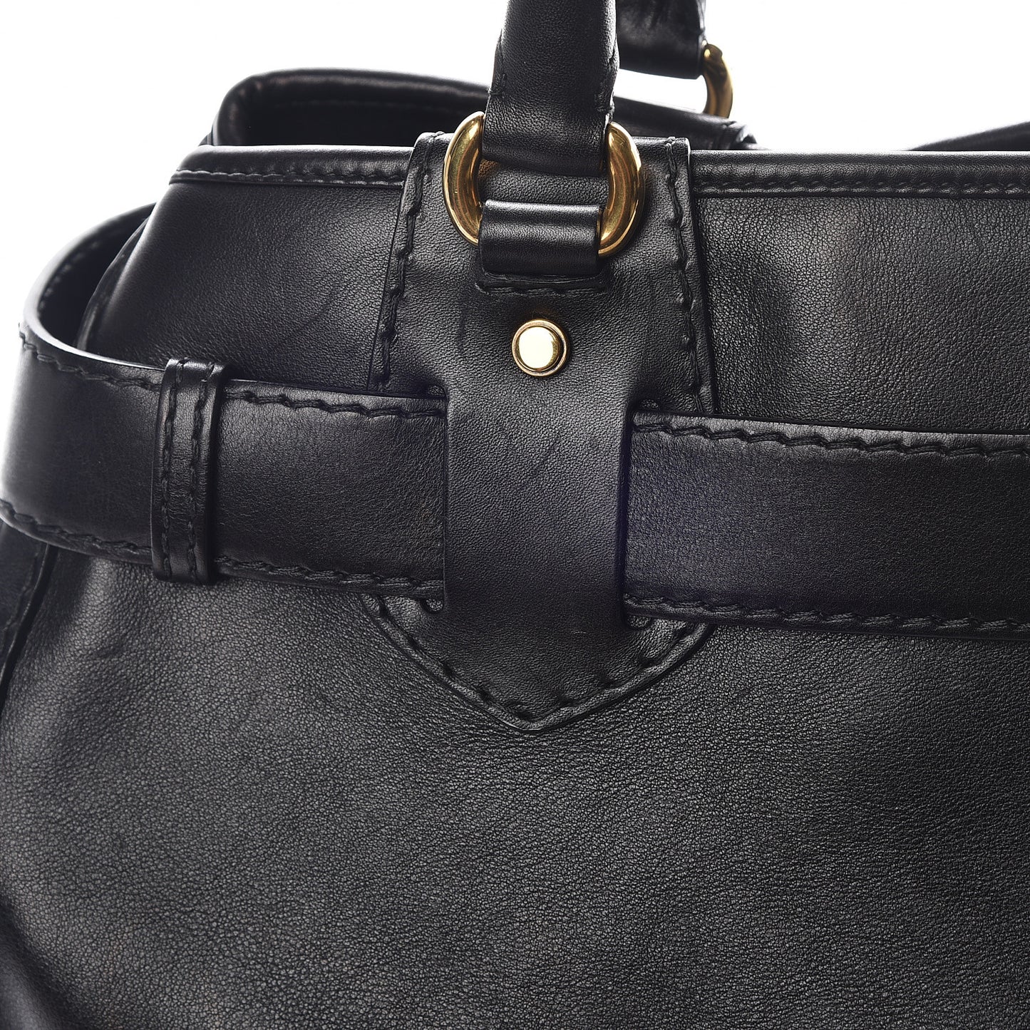 Calfskin Large GG Running Tote Black