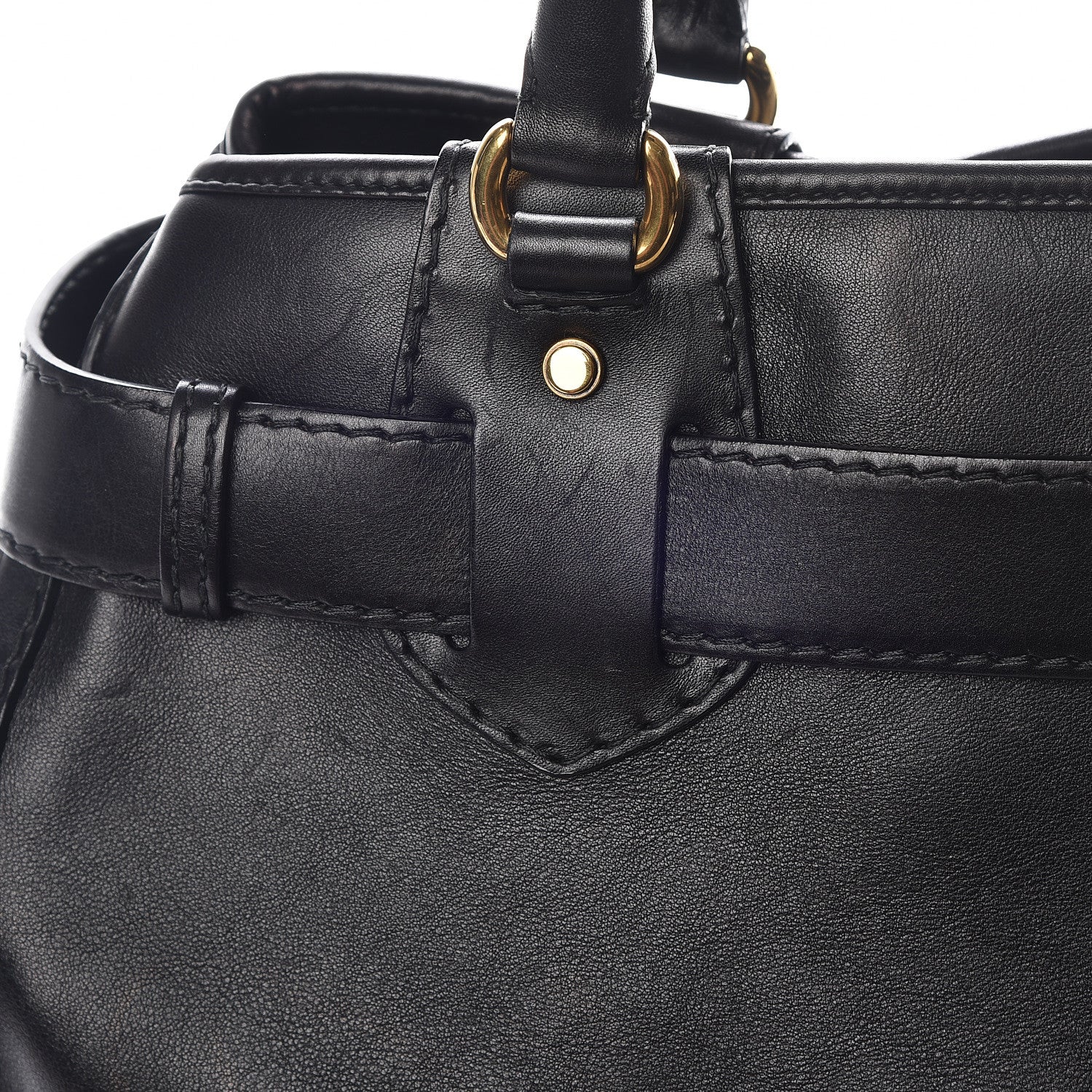 Gucci Calfskin Large GG Running Tote Black 8 of 14