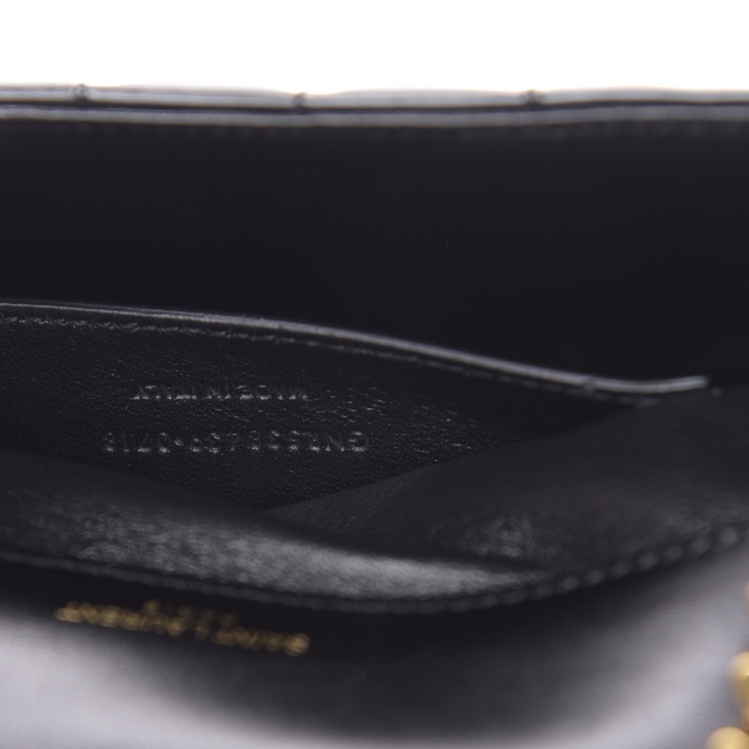 Saint Laurent Patent Calfskin Matelasse Monogram Small Vicky Chain Bag Black 7 of 11