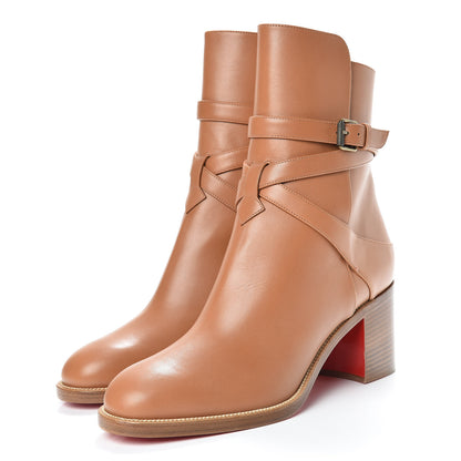 Christian Louboutin Calfskin Karistrap 70 Ankle Boots 40 Cuoio 3 of 10