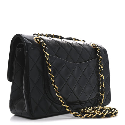 Chanel Lambskin Quilted Small Double Flap Black 3 of 10