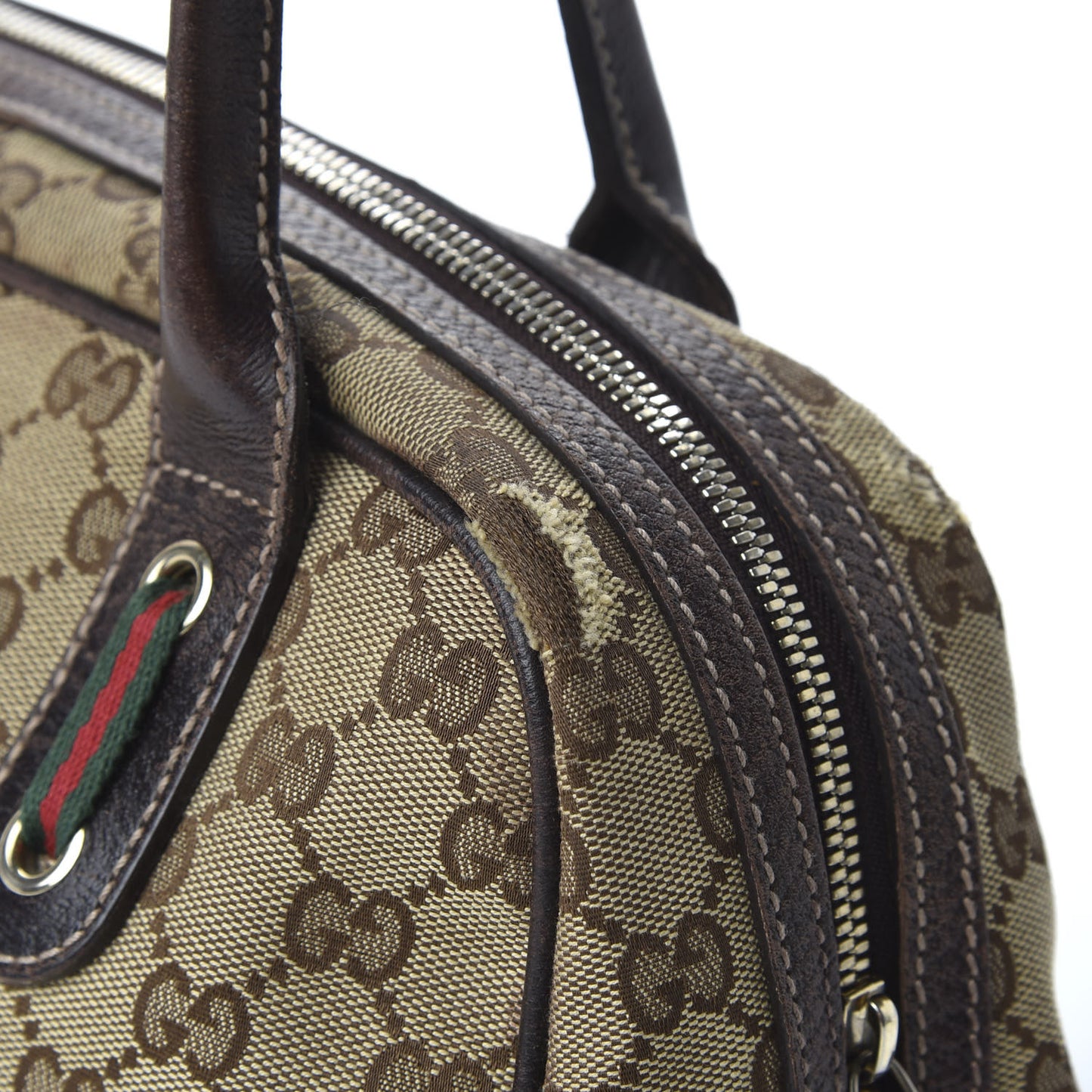 Monogram Small Princy Satchel Dark Brown