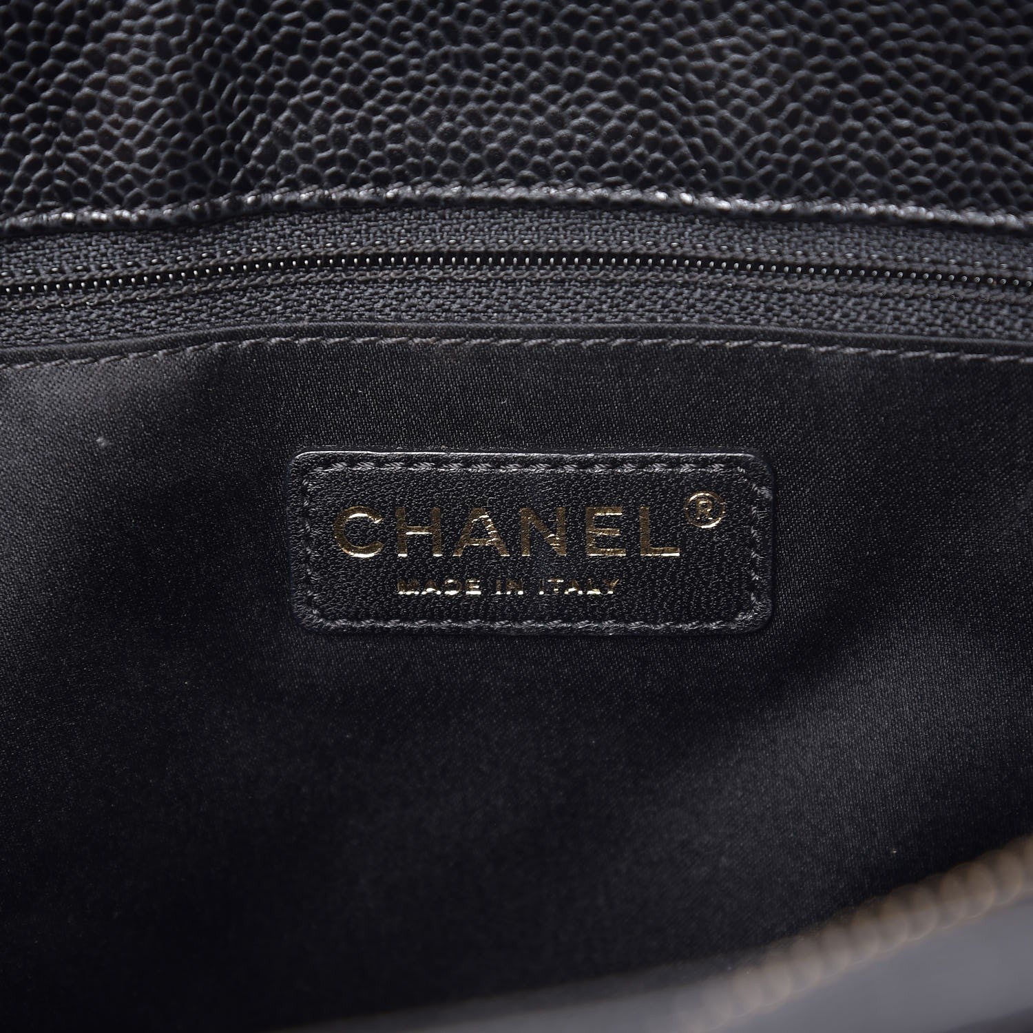 Chanel Caviar Quilted Grand Shopping Tote GST Black 6 of 9