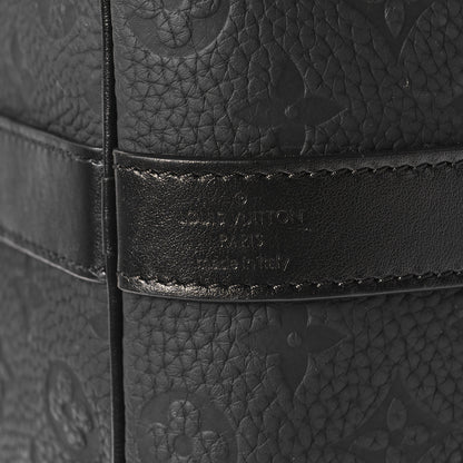 Louis Vuitton Taurillon Monogram Keepall Bandouliere 50 Black 5 of 10