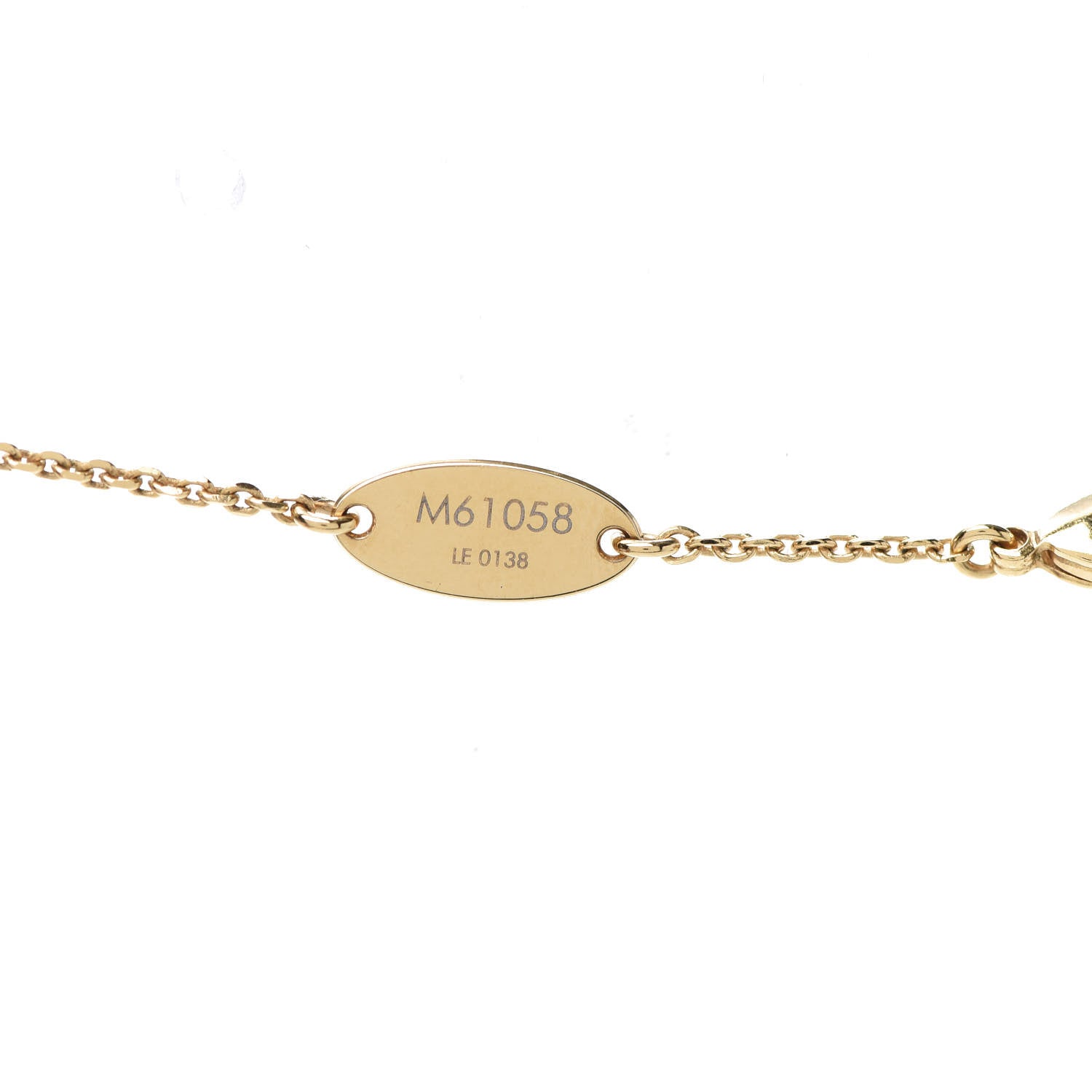 Louis Vuitton LV And Me Letter C Necklace Gold 8 of 9
