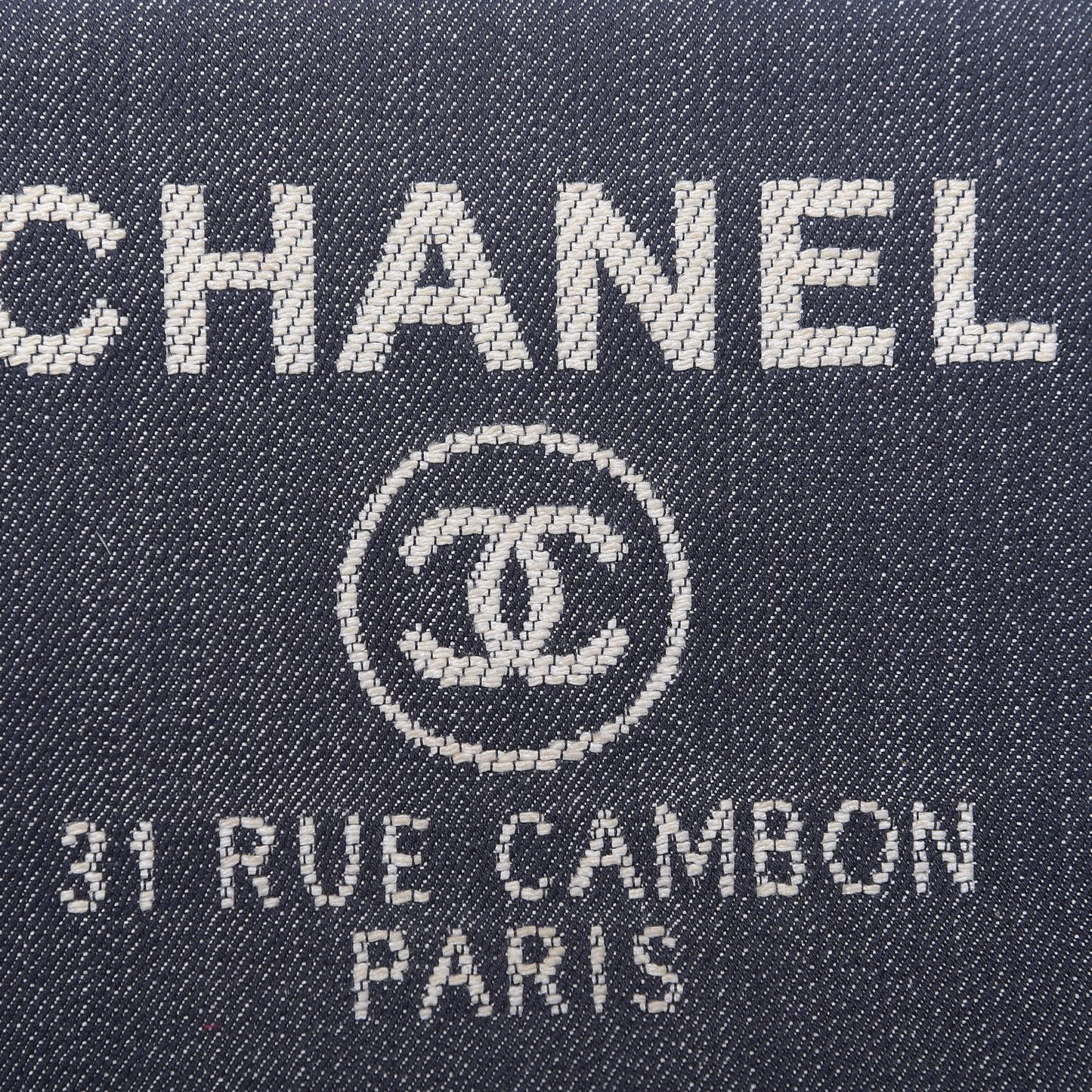 Denim Small Deauville Zipped Pouch Dark Blue