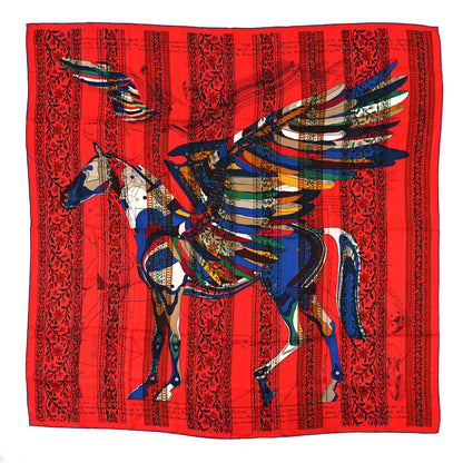Hermes Silk Le Pegase D'Hermes Shawl 140 1 of 3
