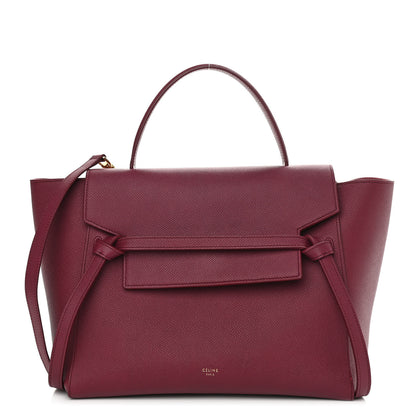 Celine Grained Calfskin Mini Belt Bag Plum 1 of 11