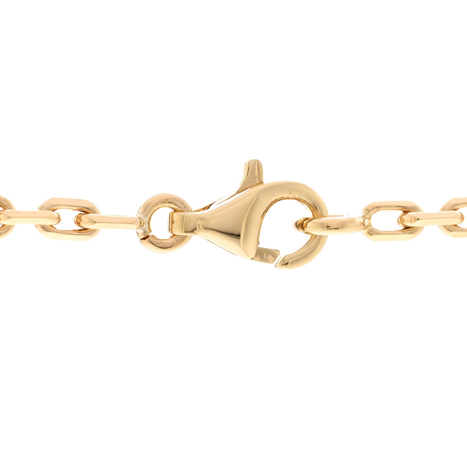 Van Cleef & Arpels 18K Yellow Gold Mother of Pearl 10 Motifs Vintage Alhambra Necklace 4 of 6