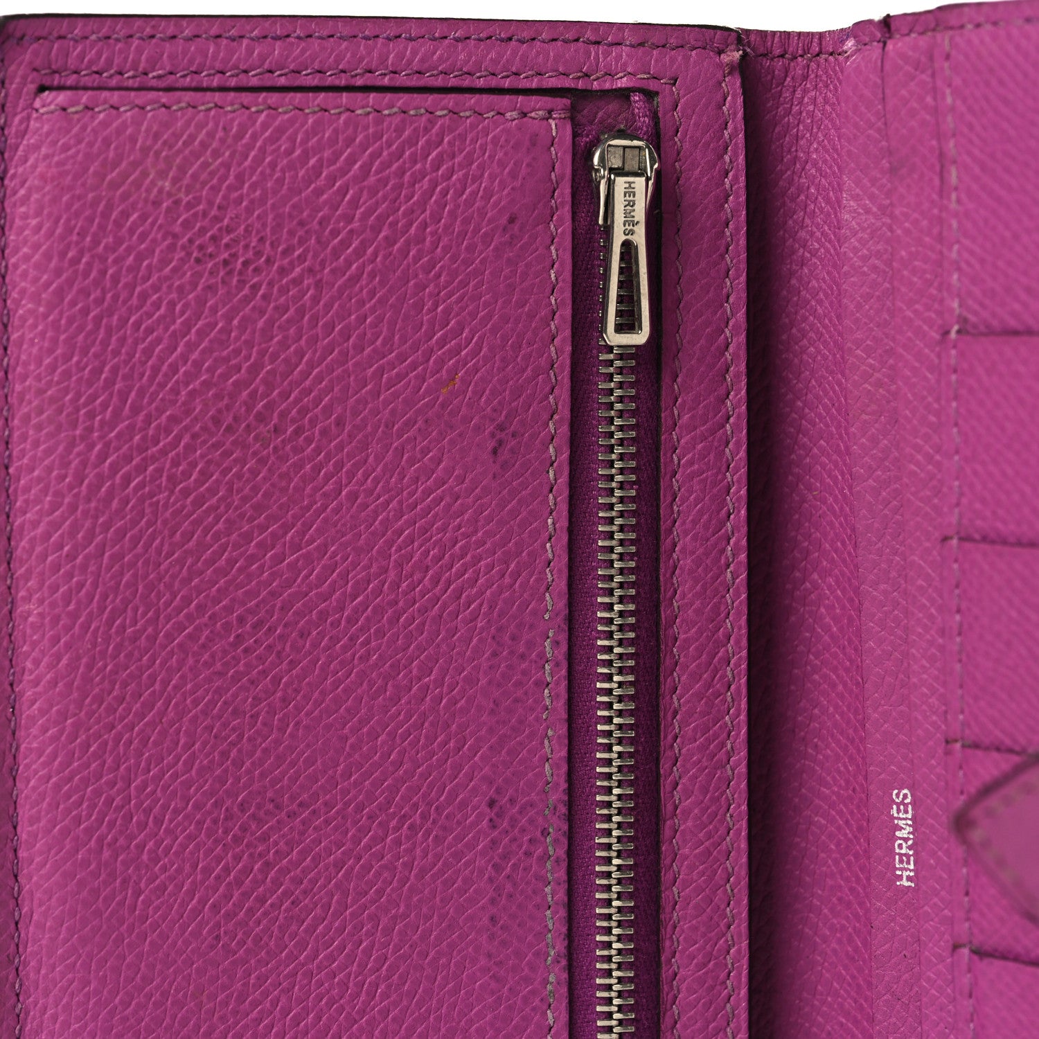 Hermes Epsom Bearn Gusset Wallet Tosca 11 of 14