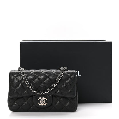 Chanel Caviar Quilted Mini Rectangular Flap Black 11 of 11