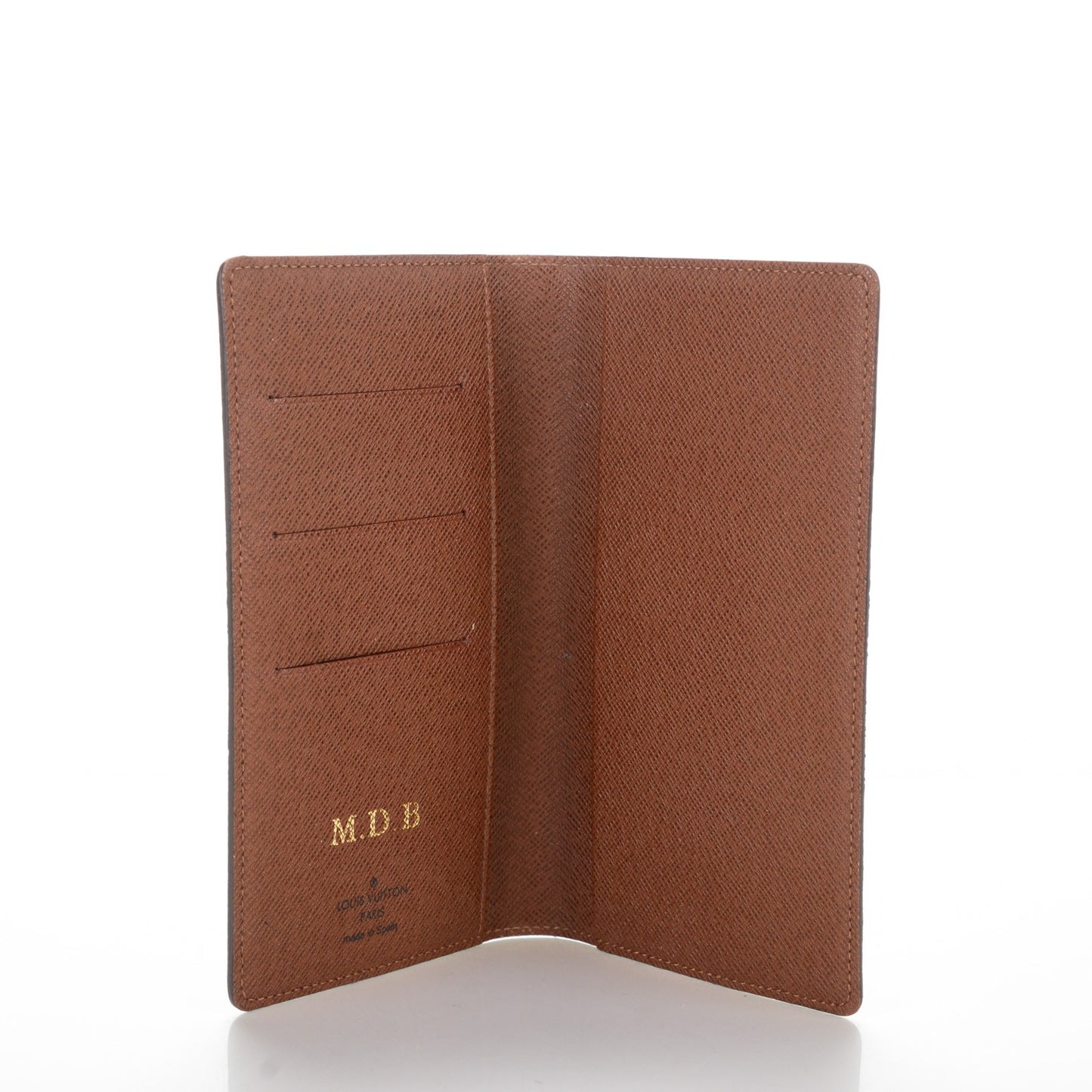 Monogram Pocket Agenda Cover
