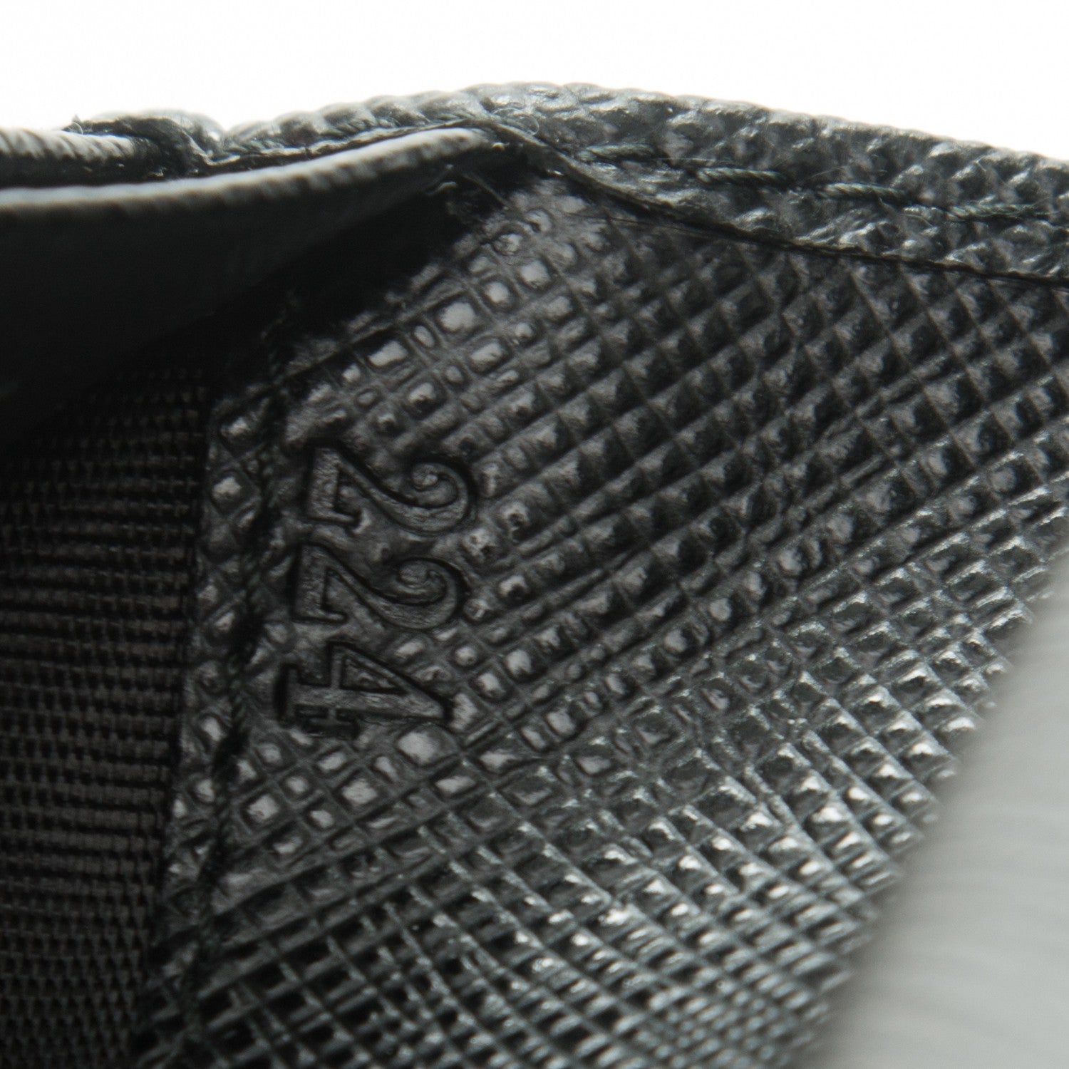 Prada Saffiano Compact Wallet Nero Black 7 of 7