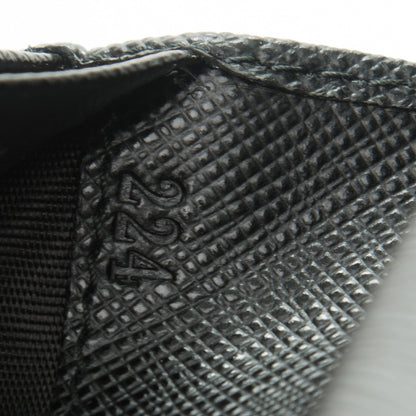 Prada Saffiano Compact Wallet Nero Black 7 of 7