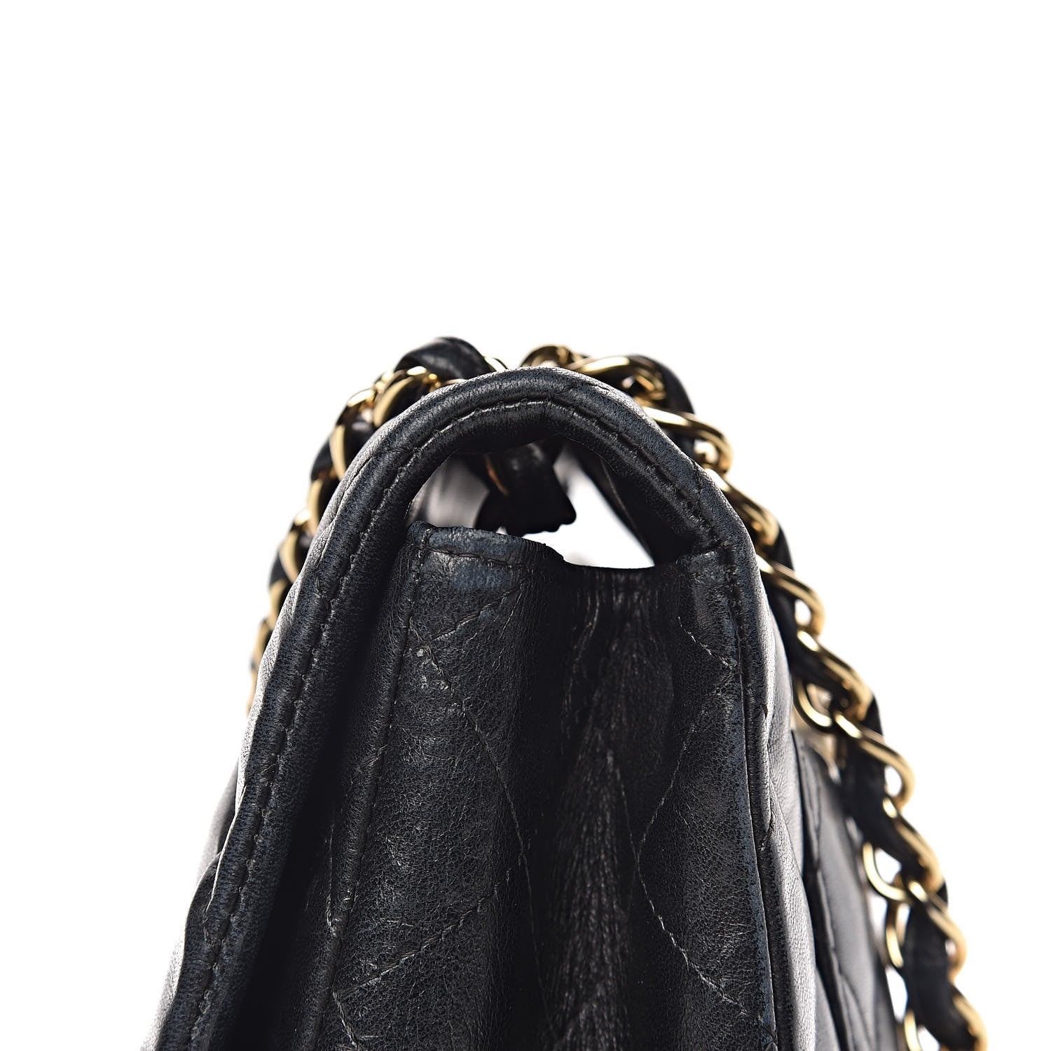 Chanel Lambskin Quilted Jumbo Single Flap Black 24 of 24