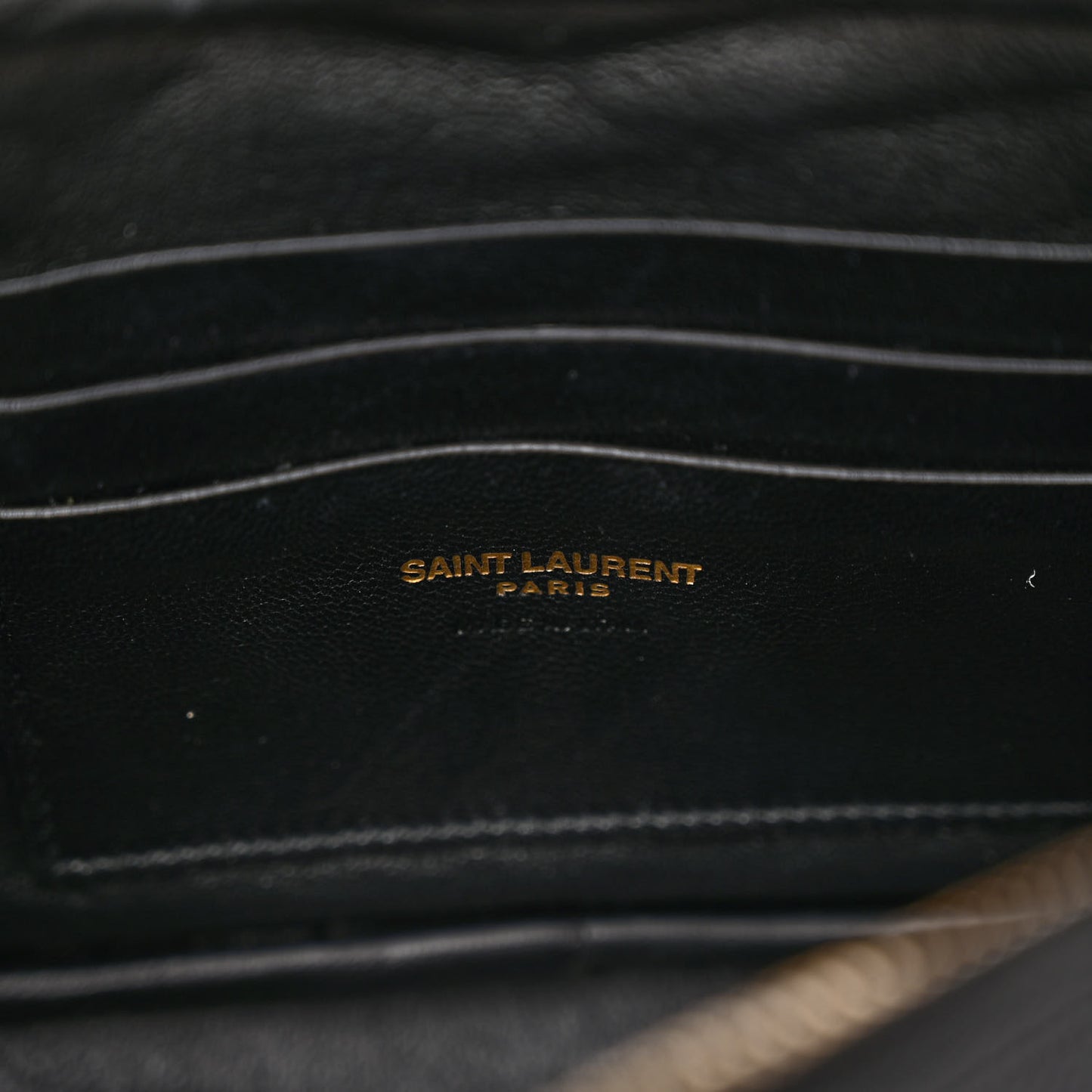 Grain De Poudre Matelasse Monogram Mini Lou Camera Bag Black