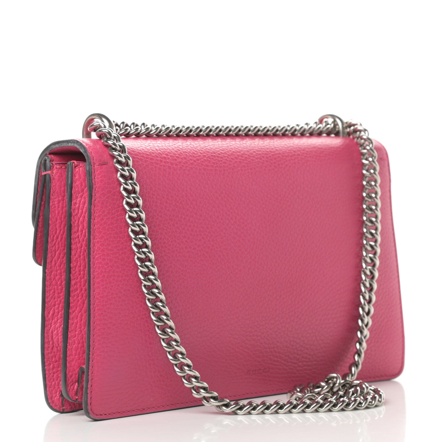 Gucci Pebbled Calfskin Embellished Guccify Small Dionysus Shoulder Bag Rosa 3 of 16