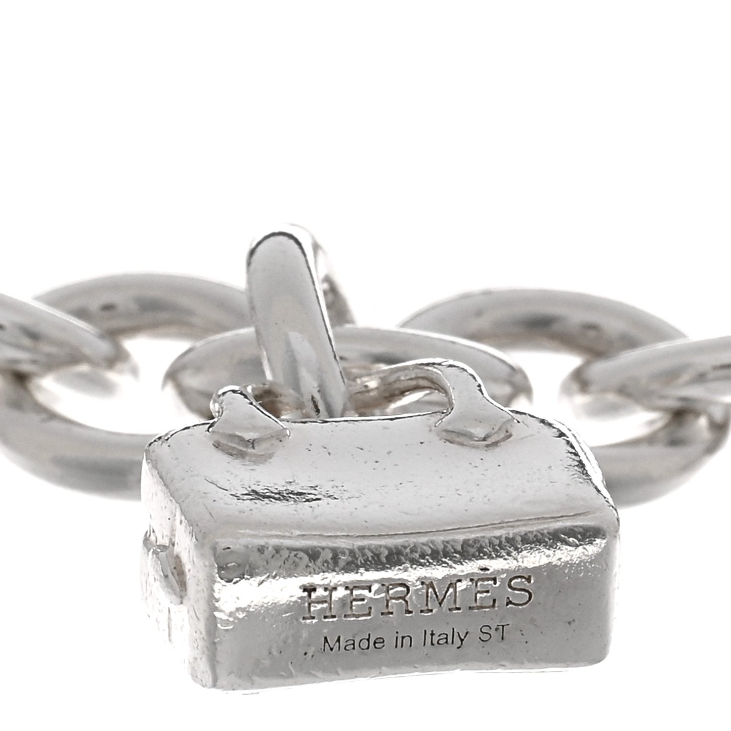 Sterling Silver Five Bags Amulette Charm Bracelet ST