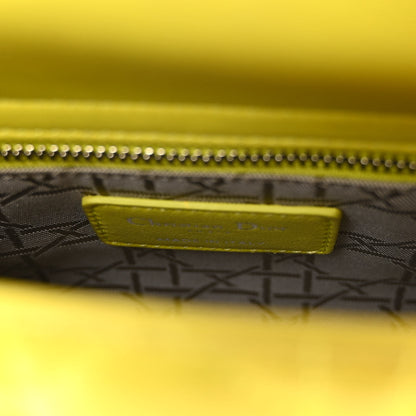 Christian Dior Lambskin Cannage Mini Lady Dior Yellow 6 of 10