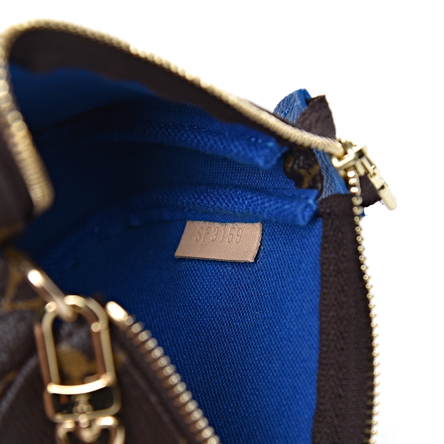 Louis Vuitton Monogram 2019 Christmas Animation Mini Venice Pochette Accessories Blue 7 of 8