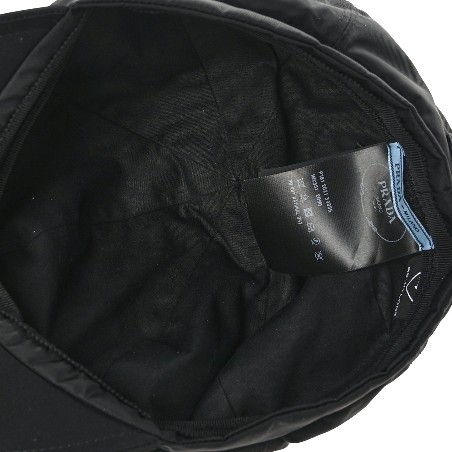 Re-Nylon Womens Newsboy Hat M Black