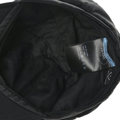 Prada Re-Nylon Womens Newsboy Hat M Black 6 of 7