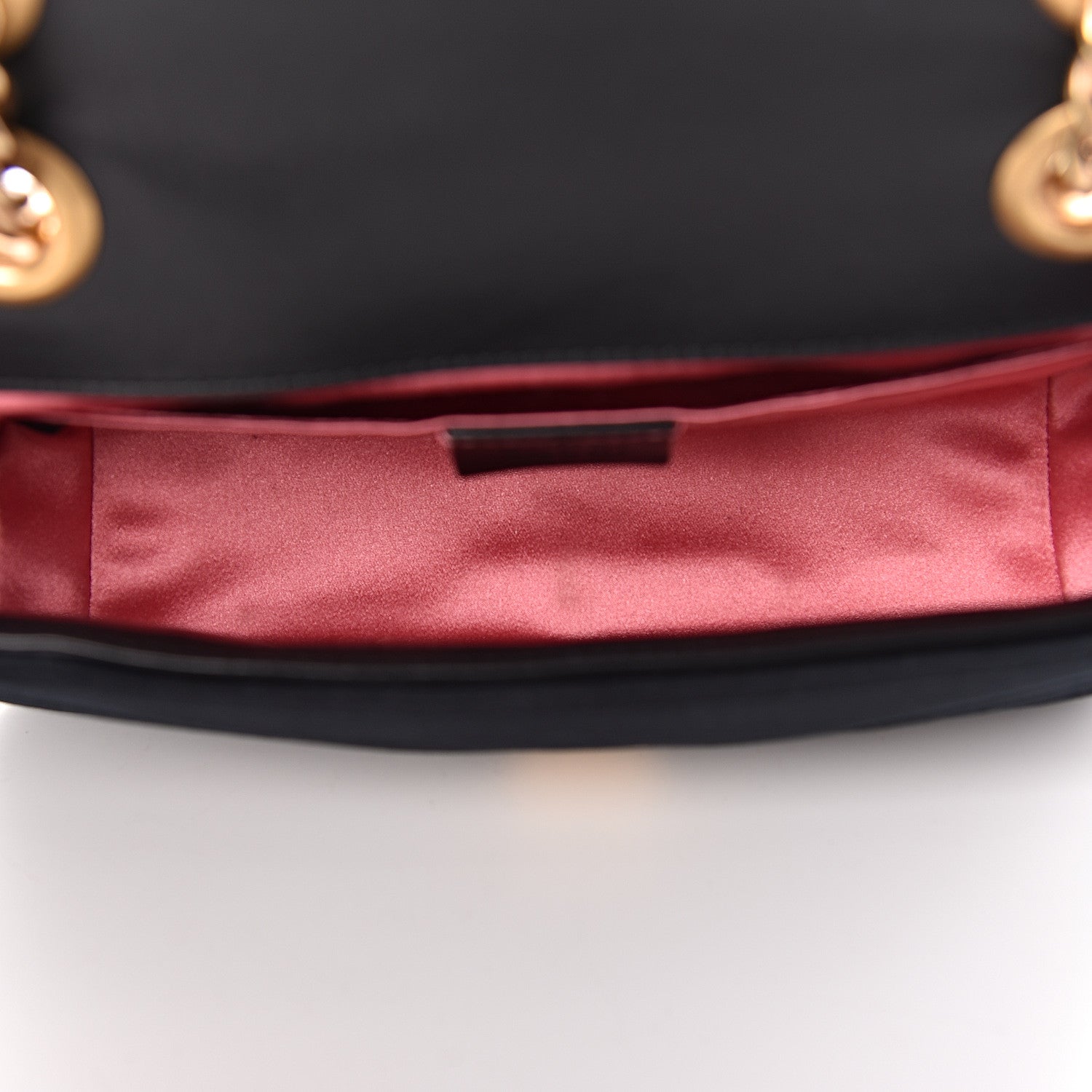 Gucci Velvet Matelasse Mini GG Marmont Shoulder Bag Black 7 of 11