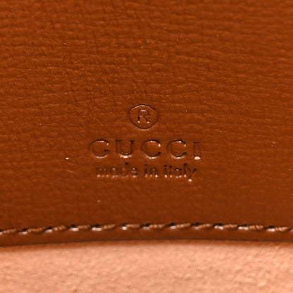 Gucci GG Supreme Monogram Azalea Calfskin Web Mini Jackie 1961 Hobo Beige Ebony Brown Sugar 6 of 11