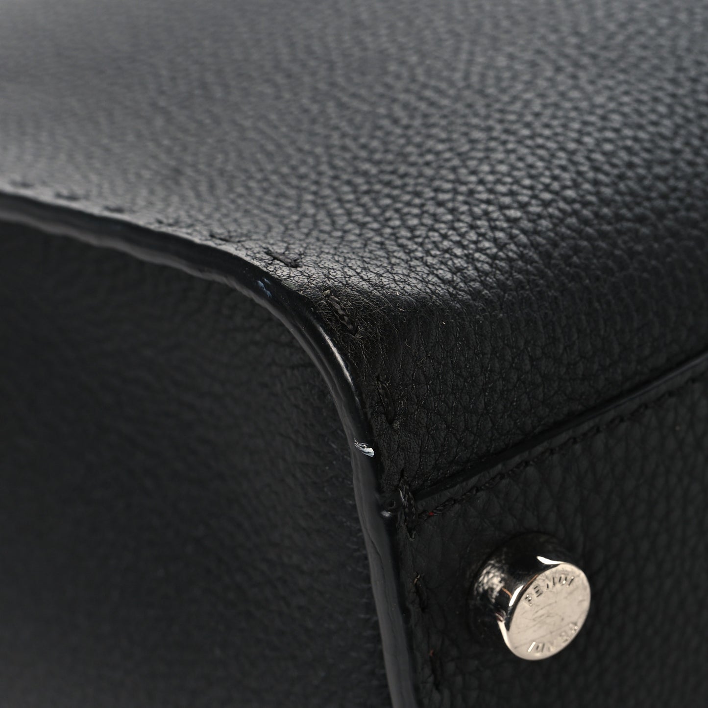 Cuoio Romano Selleria Vitello Zeus Large Mens Peekaboo Iconic Essential Satchel Black Rosso