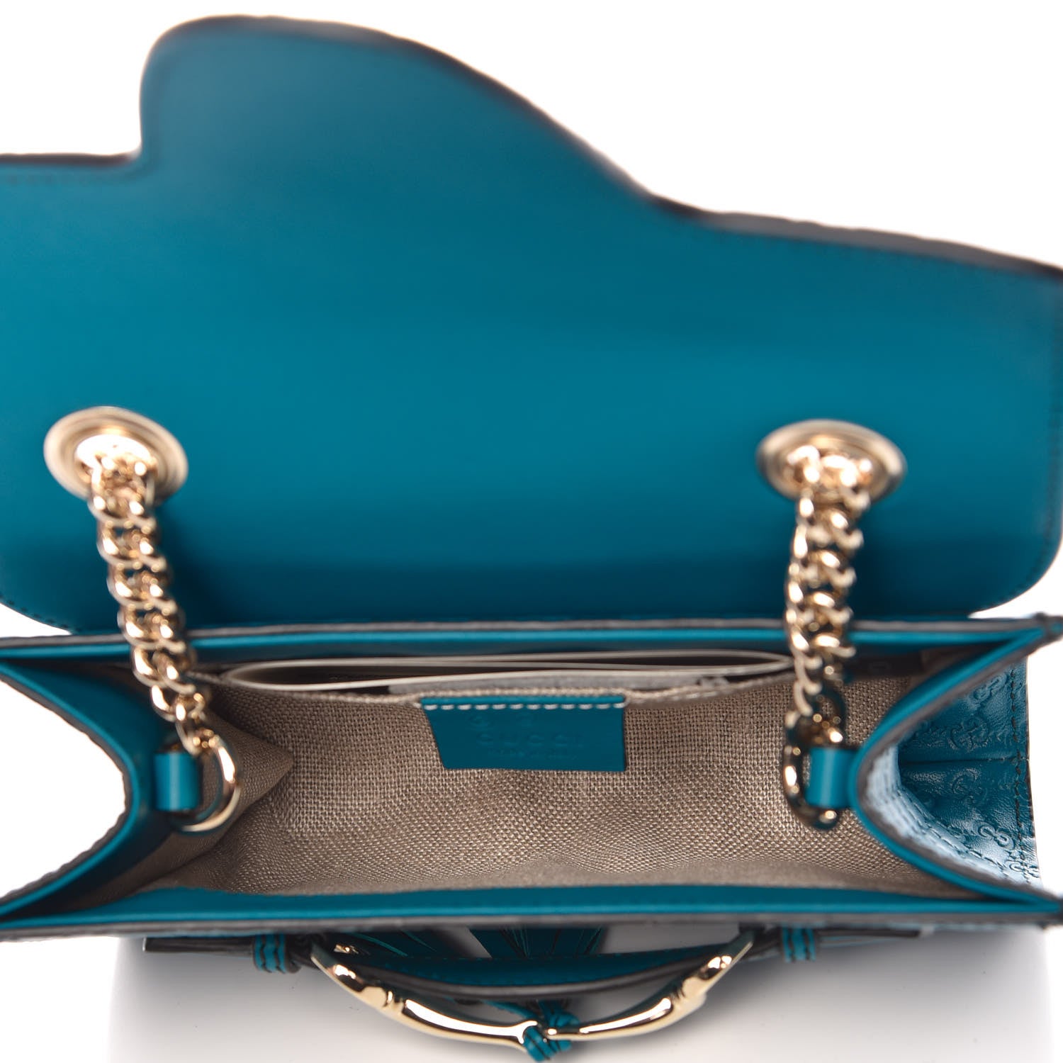 Gucci Microguccissima Mini Emily Shoulder Bag Deep Cobalt 5 of 9