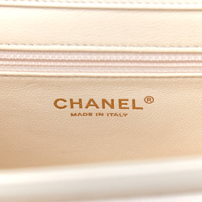 Chanel Caviar Quilted Small Business Affinity Flap White 6 of 10