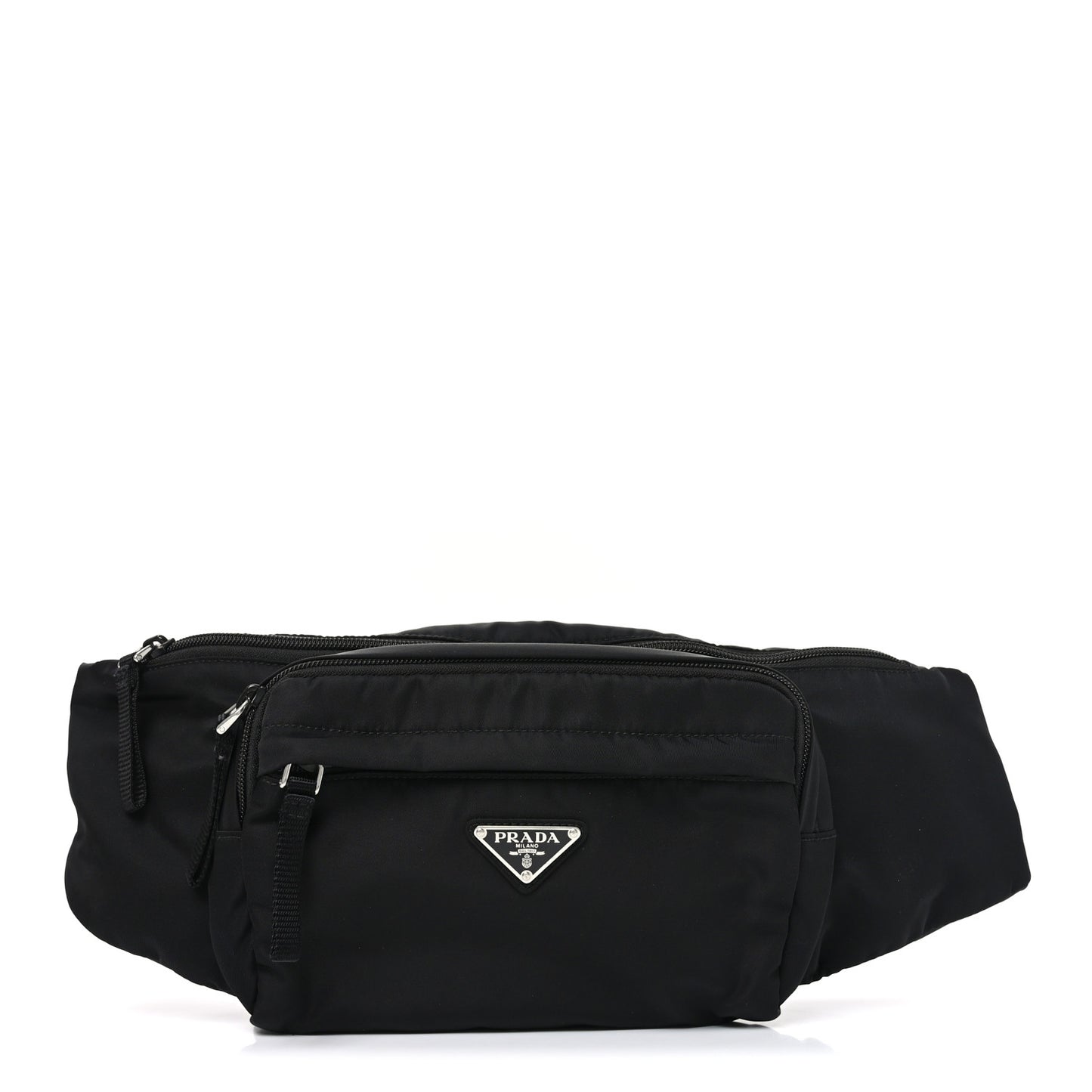 Tessuto Nylon Montagna Belt Bag Black