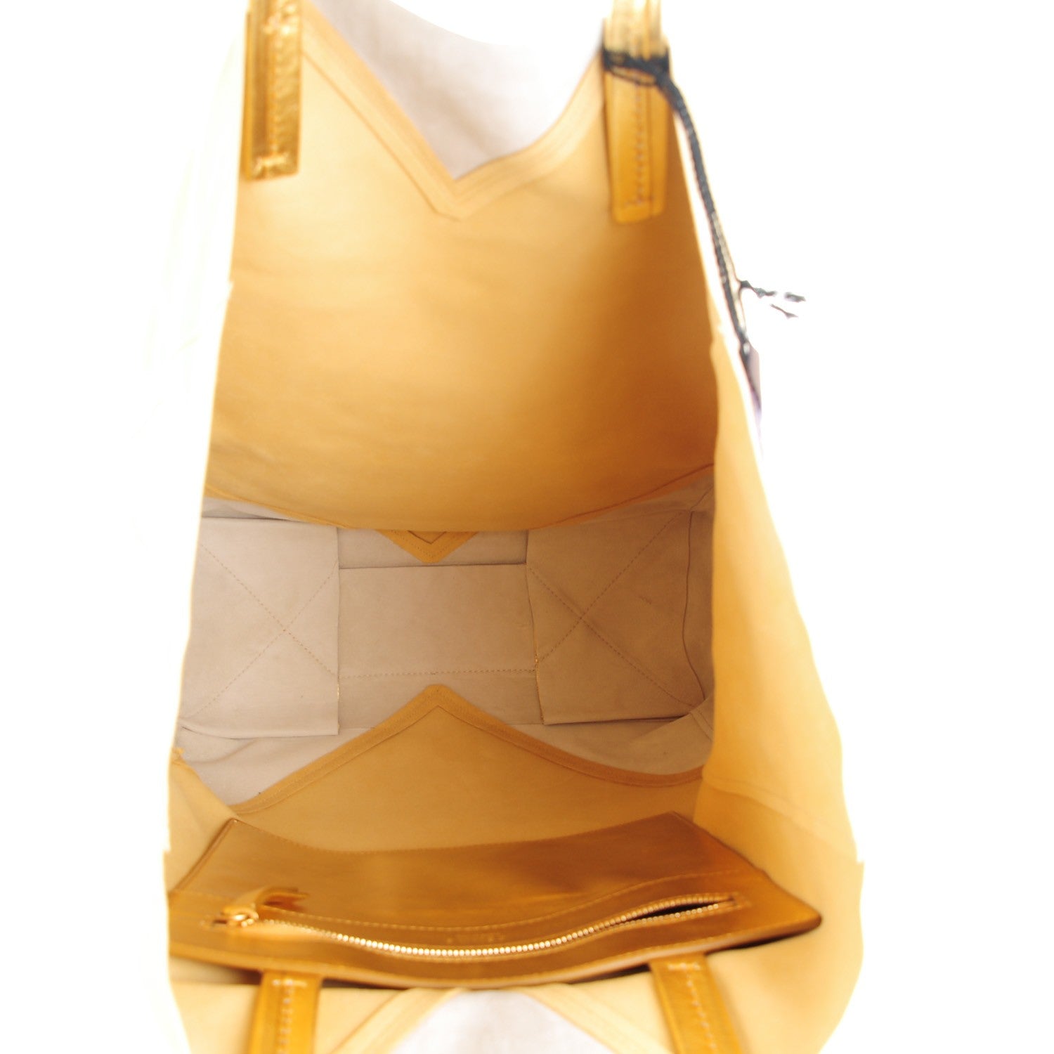Celine Lambskin Medium Vertical Bi-Cabas Gold 5 of 9