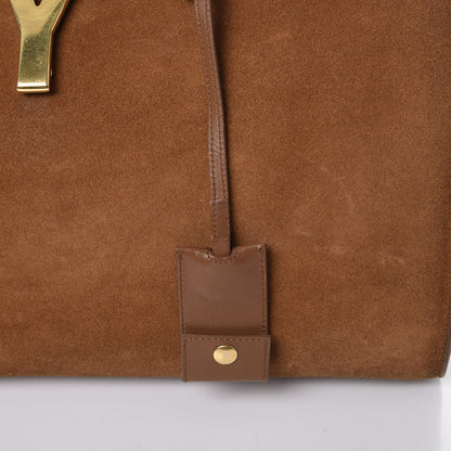 Saint Laurent Suede Medium Classic Y Cabas Light Ocre 11 of 26